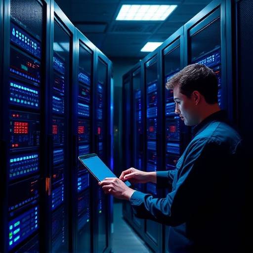 A close up of technicians working on servers at Innovate Tech Solutions in Cape Town